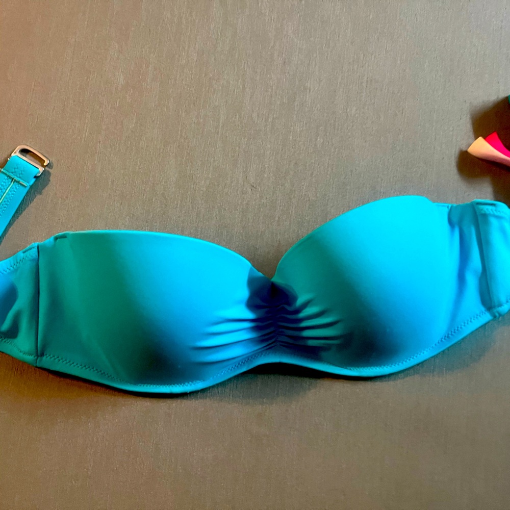 Victoria's Secret bright blue bikini top